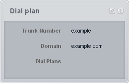web dial plan